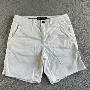 NEW American Eagle Shorts Mens 30 (Fits 31) White Chino Slim Active Flex Outdoor